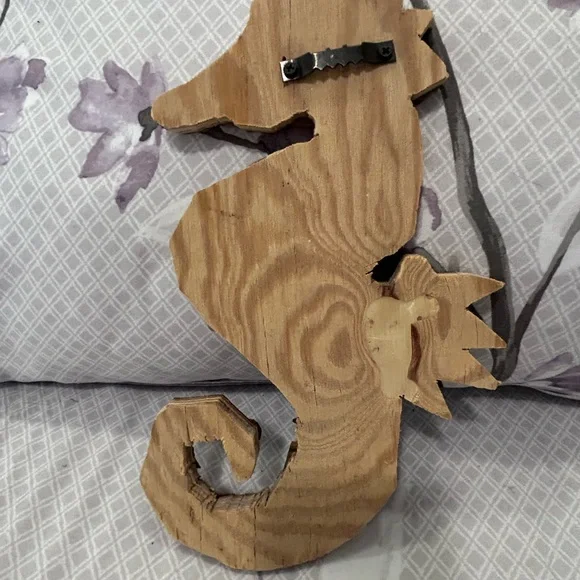 Rustic Seahorse Wall Art Decor Handmade - Picture 6 of 11